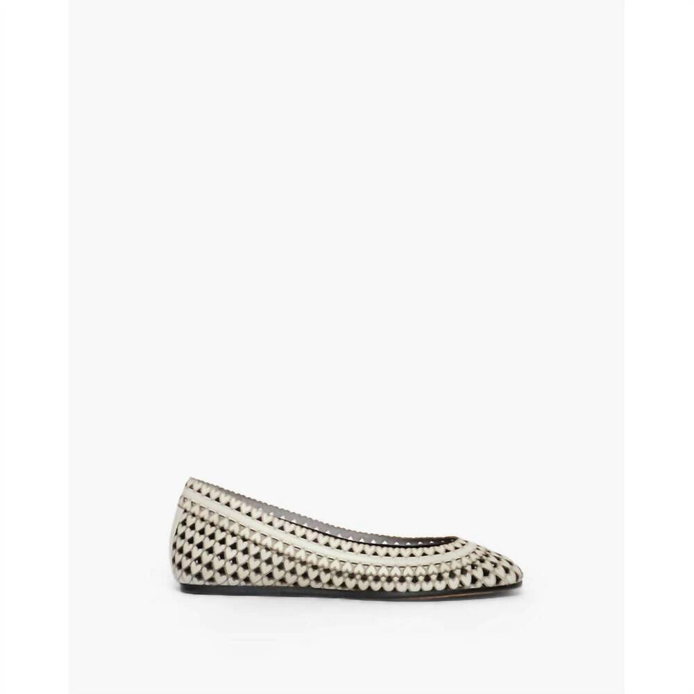 NEW ISABEL MARANT women's belni ballet flats in chalk